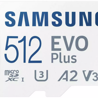 Samsung EVO Plus MicroSD Memory Card – 512GB
